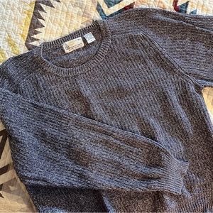 London Fog Purple Cotton Sweater